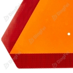 Reflective Aluminum Sign For Vehicle - Slow Moving Vehicle Triangle Aluminium Traffic Orange Sign For Golf Cart Truck Trailer